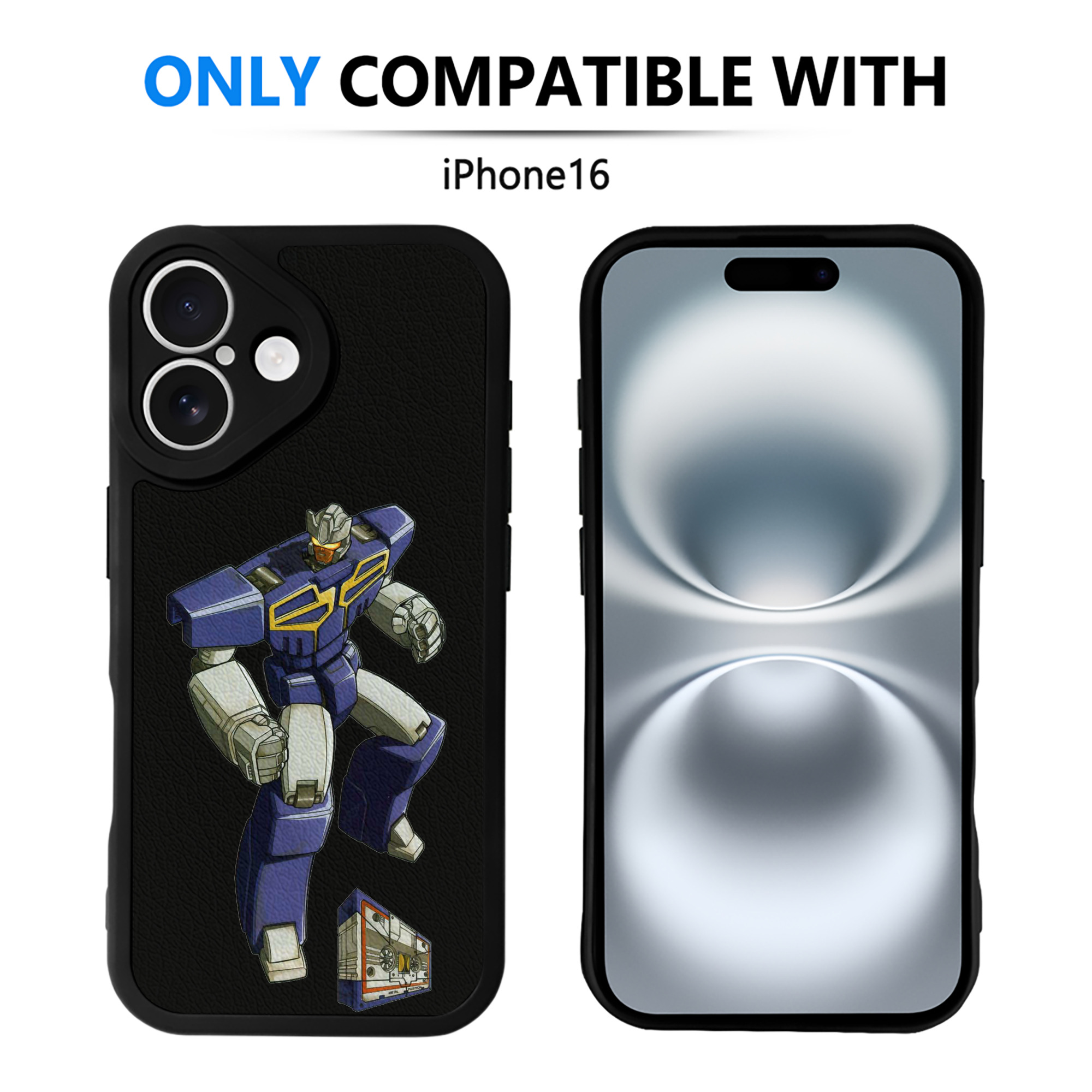 （画像用）  【iPhone 16シリーズ対応】シリコンスマホケース（レザー調） 材質：シリコン